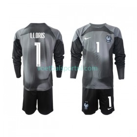 Frankrijk LLORIS 1 Doelman Kind Thuis Tenue World Cup 2022 L/S